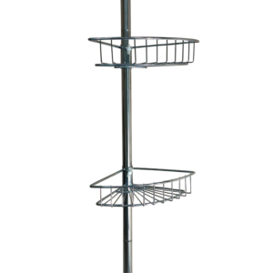 Étagère de rangement murale multifonctionnelle en verre à 4 niveaux réglable pour salle de bain, organisateur de douche pour usage domestique - Product Image 2