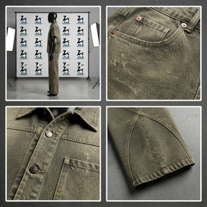 Services OEM ODM Marque Blanche : Ensemble de Travail en Coton Robuste, Chemise Utilitaire Lavée et Pantalon Cargo Multi-Poches - Product Image 4