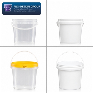 Cubo de Plástico de Grado Alimenticio de 2L, Transparente, para Palomitas, Divertido y Personalizable con Impresión IML, Contenedor de Snacks con Asa Portátil - Product Image 5