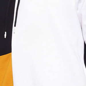 เสื้อฮู้ดผู้ชายแบบมีสีตัดกัน ทรงปกติ สวมใส่สบาย ผ้าฟลีซ แขนยาว มีกระเป๋า เหมาะสำหรับใส่ในฤดูใบไม้ร่วง (OEM ODM) - Product Image 4