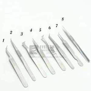 Pince à épiler pour extensions de cils ASB de haute qualité en acier inoxydable antistatique durable, 90 degrés, 12 cm/14 cm, précision fine - Product Image 2