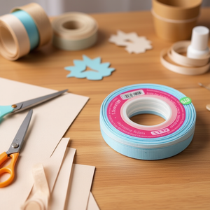 Nastro Grosgrain Ilan 15Y 1,5 cm Blu Cielo per Artigianato - Product Image 2