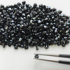 สปิเนลสีดำธรรมชาติ 3.5 มม. รูปหัวใจ คุณภาพดีที่สุด พลอยหลวมสำหรับทำเครื่องประดับ รีดดิ้ง เมาน์เทน เจมส์ อิน - Product Image 4