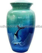 Vente chaude de haute qualité belle conception en laiton adulte urnes funéraires pour cendres urnes faites à la main urnes funéraires - Product Image 3