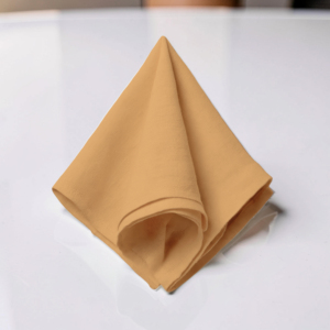 Serviettes en tissu de coton uni simples, réutilisables et lavables pour une mise en place de table minimaliste - Product Image 2