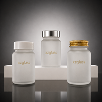 Bouteilles en verre en gros 30ml/50ml/100ml, pots de crème cosmétique, possibilité d'impression de logo