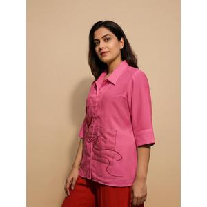 Camisa Elegante Casual para Mujer con Botones y Tela Suave para Comodidad Durante Todo el Día, Compre Directamente del Proveedor - Product Image 2