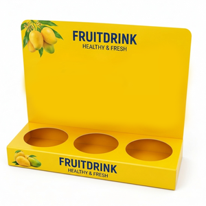 Custom PVC Beverage Marketing Display <b>Stand</b> Countertop Bottle and Can Holder for Supermarkets Eco-Friendly Durable - Product Image 4