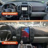 Autoradio AuCar 14,4'' Android 13 avec GPS pour Ford F150 F250 F350 Raptor 2015-2021, lecteur DVD multimédia pour voiture
