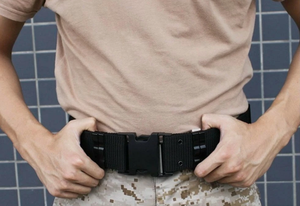 Heavy Duty Utility <b>Belt</b> for Men Adjustable Load Bearing <b>Work</b> <b>Belt</b> with Buckle Security & Outdoor Use - Product Image 2