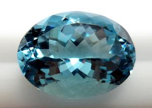 100% naturel bleu aigue-marine à facettes ovale taille calibrée pierres précieuses aux prix de gros pour la mise en place de bijoux vente en vrac - Product Image 3