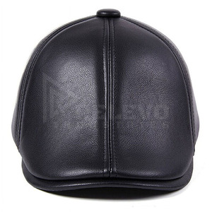 Casquette de baseball en cuir de haute qualité pour femme, ajustable avec fermeture à bouton, logo personnalisé, motif lettres, unisexe, style streetwear, commande en gros - Product Image 3