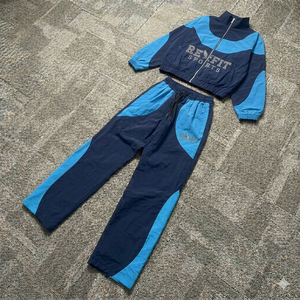 Ensemble de survêtement léger d'été en nylon imprimé personnalisé pour hommes Rexfit Sports – Vente en gros - Product Image 1