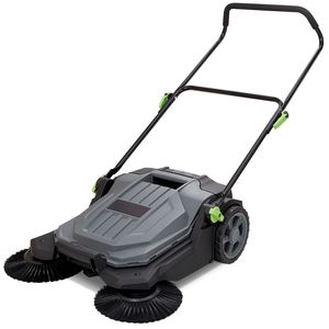 Spazzatrice manuale da pavimento da 25,6 pollici con contenitore per rifiuti da 5 galloni (non elettrica) - Product Image 5