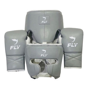 New Arrival Protective Original Leather Fly Boxing Sparing <b>Set</b> Custom Made MMA Kickboxing Professional Training Fly Boxing Kit - Product Image 2