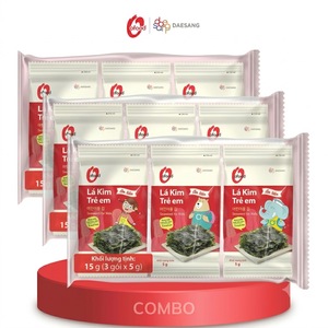 Wholesale Korean Roasted Seasoned <b>Seaweed</b> - <b>Seaweed</b> For Kids - <b>Snack</b> for Kids Low Sodium 5g x 3 Bundles O'food - Product Image 6