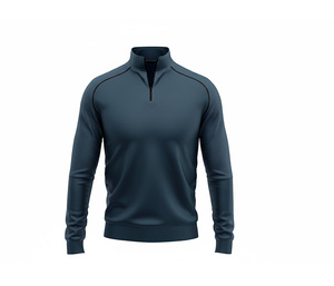 Sublimation Quarter Zip <b>Track</b> Top <b>Jacket</b> Manufacturer <b>Men</b> Women Youth Sportswear Quick Dry Team Pullover - Product Image 2