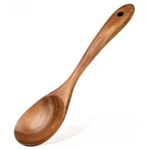 Smooth Finish Wooden Serving Spoon For Kitchen <b>Cooking</b> And Dining Use - Product Image 1