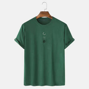 T-shirts pour hommes de qualité supérieure 100% coton, nouvelle mode, manches courtes, vêtements d'été, taille personnalisée avec motif de lettres, t-shirt pour hommes - Product Image 1