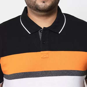 Camiseta de hombre 100% algodón, de moda, 2 colores, transpirable, de secado rápido, con logo impreso digitalmente personalizado, estilo hip hop, polo. - Product Image 5