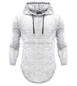 Sudadera con capucha personalizable en blanco OEM para hombre de mezcla de algodón de tamaño europeo y americano - Product Image 2