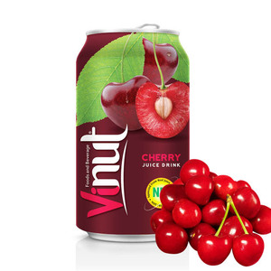 Fabricación de bebidas Zumo de frutas 330ml Zumo de cereza Natural - Product Image 1