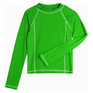 Haut de sport unisexe bleu roi à manches longues, protection UV UPF50+, écologique, séchage rapide, respirant, antibactérien, en polyester, teint uni - Product Image 4