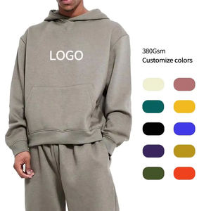 Ensemble de survêtement délavé à l'acide pour homme, comprenant un sweat à capuche décontracté et un pantalon de jogging, tenue de sport, de détente et de gym, style urbain, taille élastique, style vintage - Product Image 5