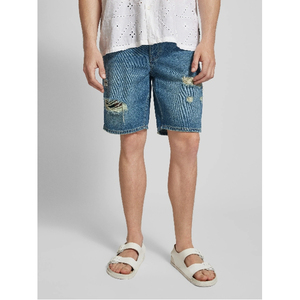 Shorts en jean décontractés de haute qualité pour hommes, en coton, prix de gros, vêtements de sport d'extérieur, personnalisables en usine, coupe ample pour hommes, fitness décontracté - Product Image 2