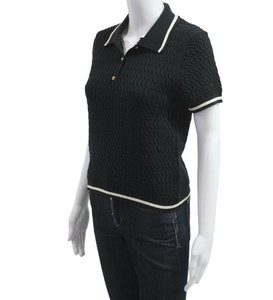 Camisas de Golf para Mujer con Dobladillo Curvo, Transpirables, Ecológicas, con Protección Solar, Cuello en V, Abertura Lateral y Absorción de Humedad - Product Image 6