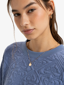 Sudadera Personalizada para Mujer, con Estampado en Relieve, Acolchada, Cuello Redondo Texturizado, Mezcla de Algodón Premium, Sudadera con Capucha - Product Image 3