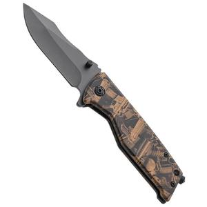 Couteau de survie pliable en titane pour l'extérieur, lame en acier inoxydable 3CR13, couteau de poche à manche en alliage d'aluminium pour la défense personnelle et le camping - Product Image 5