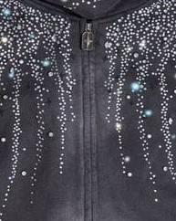 Sweat-shirts à capuche style Bling avec strass pour hommes – Vente en gros, couleur personnalisée, confortables et respirants, avec fermeture éclair, pour la mode urbaine - Product Image 4