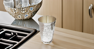 Taza de Julep de menta de latón, capacidad de 10 onzas, chapada en plata - Product Image 2