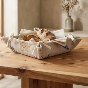 Cesta de fermentación de pan 100% algodón y lino |   Banneton de Diseño Personalizado con Logotipo de Empresa o Panadería - Product Image 6
