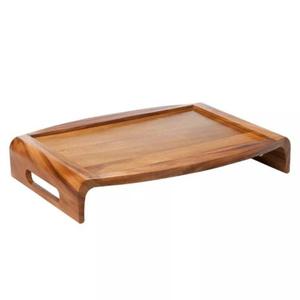 Plateau de service en bois multifonctionnel avec poignées confortables pour hôtels, restaurants, cafés et service en cuisine - Product Image 1