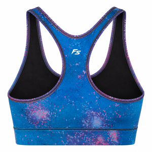 Custom Logo High Impact Women Racerback Sports <b>Bra</b> Padded Yoga Top Sublimation Printed Breathable Fitness Gym Workout <b>Bra</b> - Product Image 3