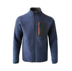 Veste en polaire unisexe, col montant, fermeture éclair, respirante, coupe-vent, vêtements d'hiver décontractés, coupe régulière, couleur unie, sherpa - Product Image 4