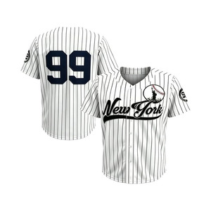 Camisetas de Béisbol New York 99 para Hombre, Estilo Hip Hop con Botones, para Fiestas y Navidad - Product Image 1