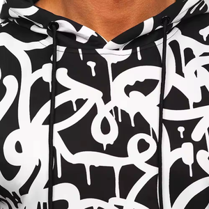 Sweat à capuche épais de haute qualité 350 g/m², sans cordon, coupe oversize, pour homme - Product Image 5
