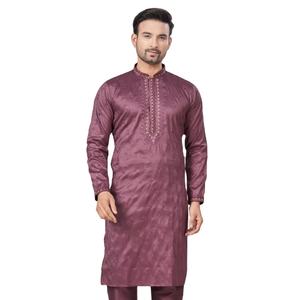 Broderie et séquence de soie pure mariage Kurta Pajama Collection - Product Image 1