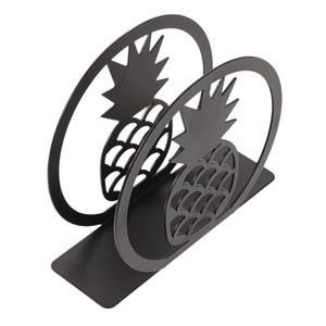New Design <b>Matte</b> Black Powder Coated Finished Iron Napkin Holder For Decor For Dining <b>Table</b> Center Piece For Gifting - Product Image 5