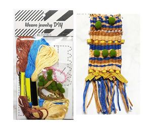 Kit de Decoración de Tejido con Hilos de Poliéster Coloridos, Accesorios para Manualidades - Product Image 2