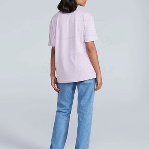 Camiseta Informal para Mujer, Corte Cuadrado, Tela de Algodón Premium, Ajuste Relajado, Estilo Diario Elegante - Product Image 4