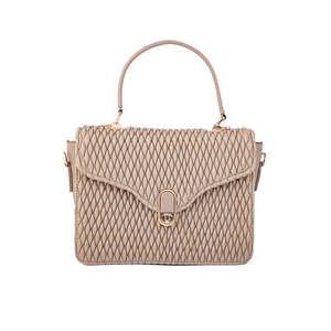 Bolso bandolera informal beige para mujer P55661 - Product Image 3