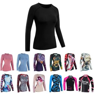 Custom Made OEM Unisex Rashguard UPF 50 Yoga Active Wear Sublimation Anti Odor Breathable <b>Compression</b> Wholesale OEM Wholesale - Product Image 5