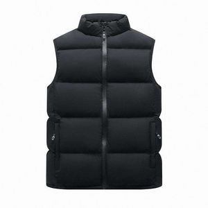Gilet matelassé personnalisé pour homme, imperméable et respirant, avec capuche, prix de gros, service OEM pour gilet matelassé décontracté pour homme - Product Image 5