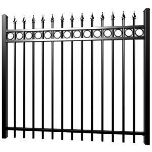 Panneaux de clôture en fer forgé modernes : Clôtures métalliques décoratives personnalisées pour une sécurité supérieure, une durabilité accrue et un extérieur élégant - Product Image 2