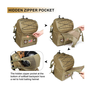 Sac à dos de baseball et softball personnalisé pour équipes sportives professionnelles et jeunes, vente en gros - Product Image 4