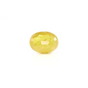 Oval Cut 7.8 Carat Loose Yellow Sapphire Gemstone for Fine Jewelry - Product Image 2